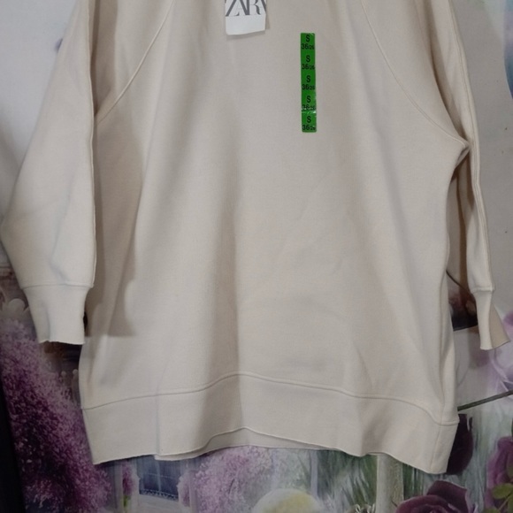 Zara NWTS cream pull over - Picture 2 of 7